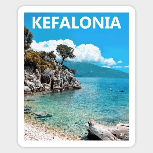 Kefalonia Sticker by greekcorner